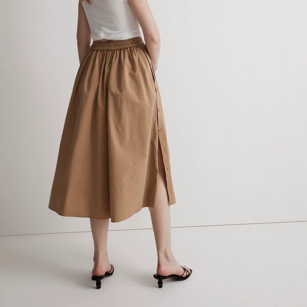 Madewell Tan Midi Skirt - Picture 4 of 9